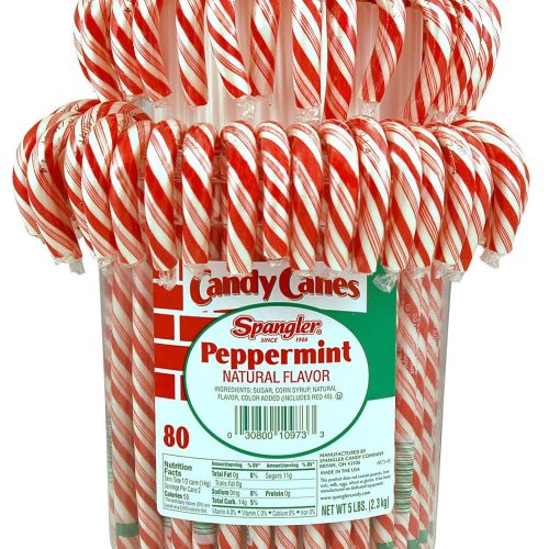 Spangler Candy Canes Spangler Peppermint 80 Ct-80 Ounce 