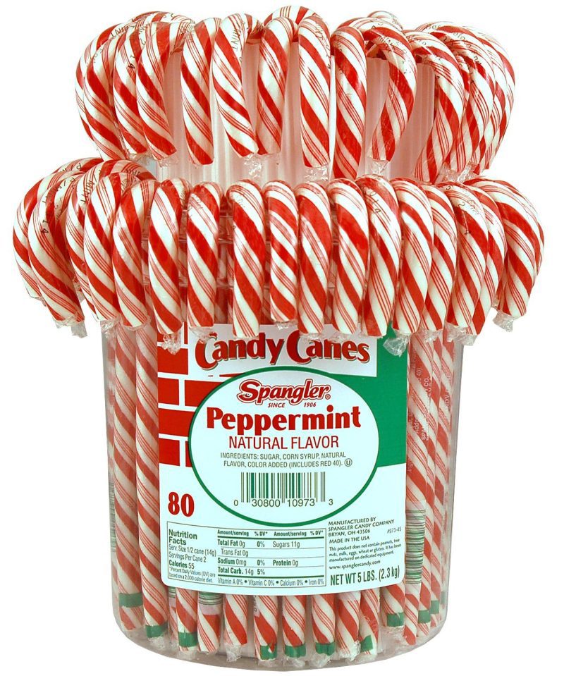 Spangler Candy Canes Spangler Peppermint 80 Ct-80 Ounce