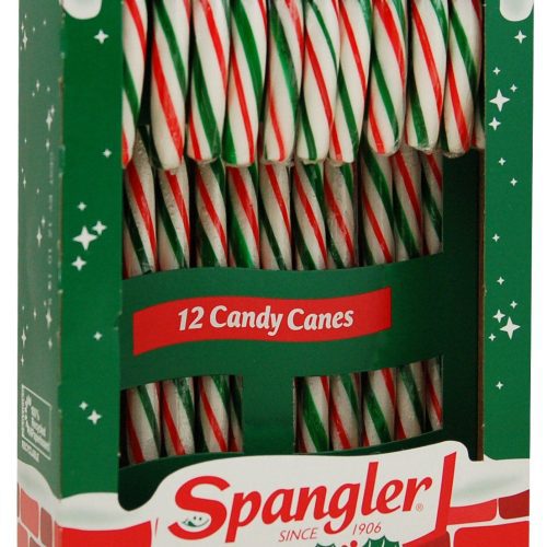 Spangler Candy Canes Spangler Red, Green & White 12 Ct-5.3 Ounce 