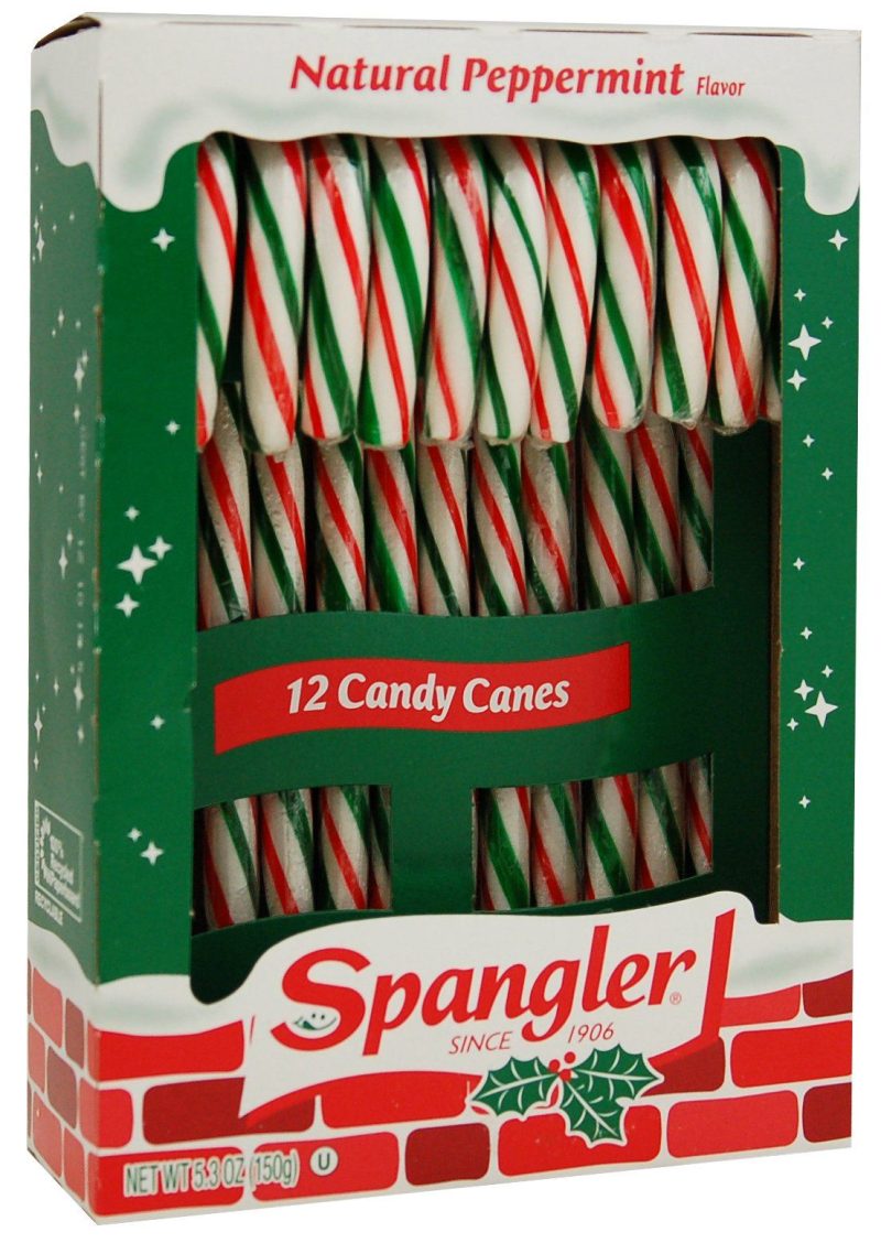 Spangler Candy Canes Spangler Red, Green & White 12 Ct-5.3 Ounce