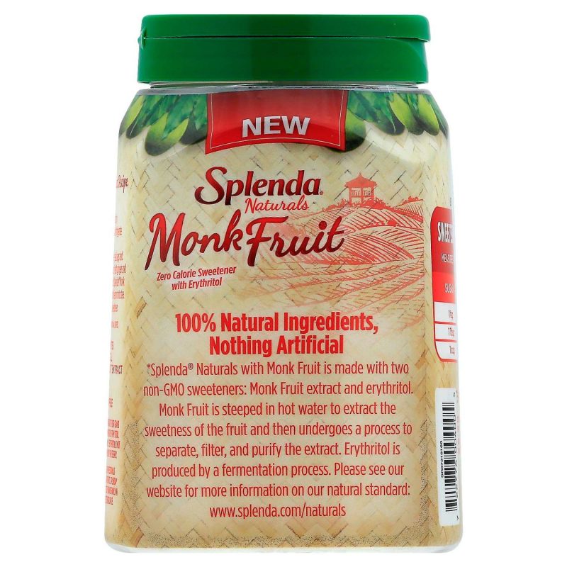 splenda naturals monk fruit zero calorie sweetener splenda 993902