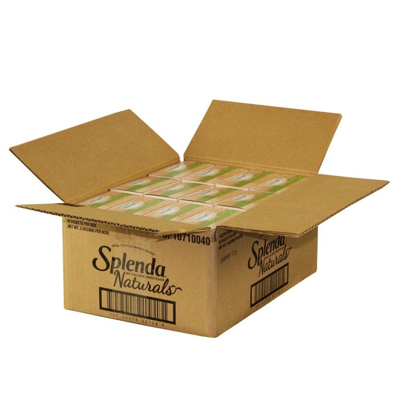 Splenda Stevia Sweeteners Splenda Packets 40 Ct-12 Count