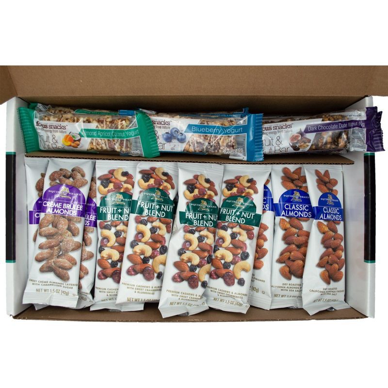 squirrel brand and focus snacks fruit nut variety snacks squirrel brand 101343