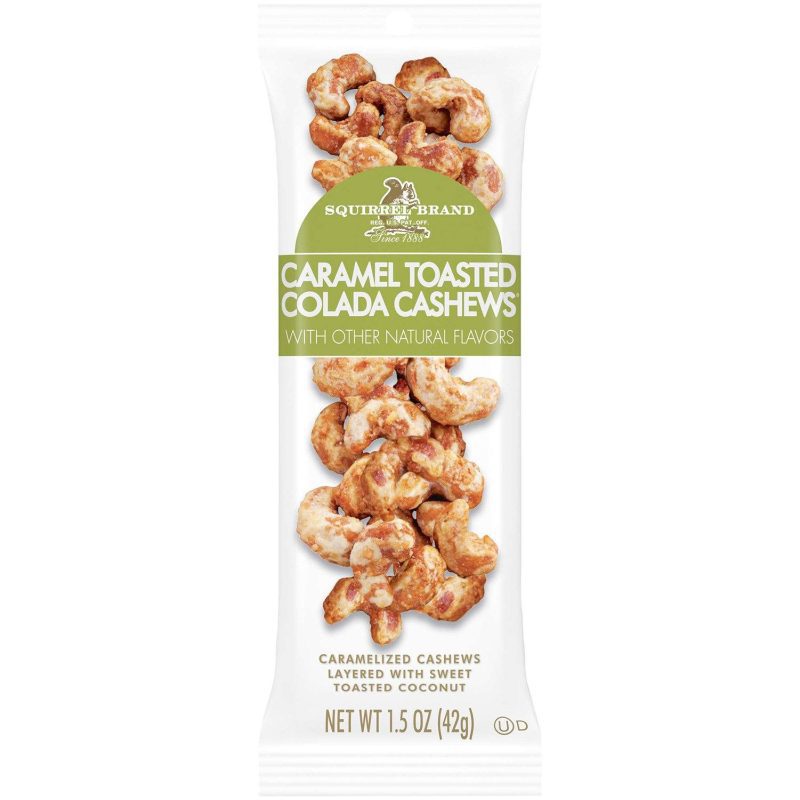 Squirrel Brand Caramel Toasted Colada Cashews Squirrel Brand Caramel Toasted Colada 1.5 Ounce