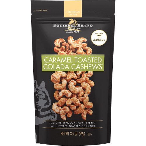 Squirrel Brand Caramel Toasted Colada Cashews Squirrel Brand Caramel Toasted Colada 3.5 Ounce