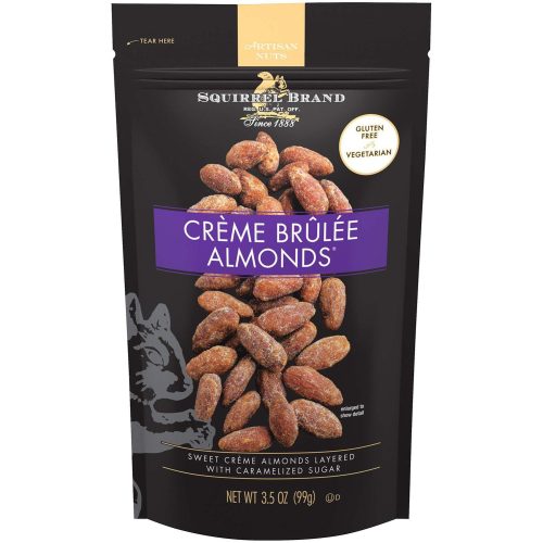 Squirrel Brand Crème Brûlée Almonds Squirrel Brand Original 3.5 Ounce 