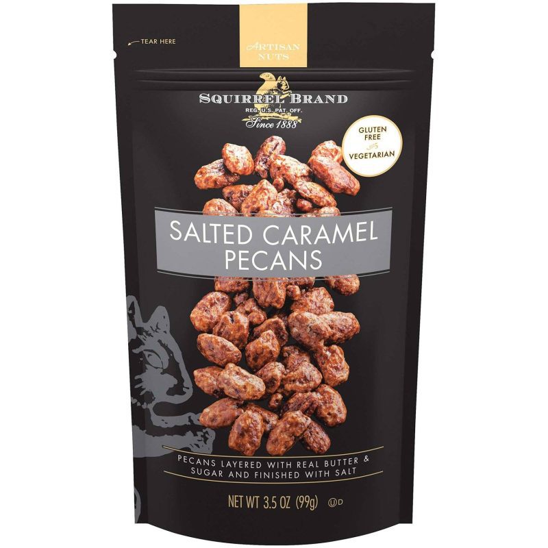 Squirrel Brand Salted Caramel Pecans Squirrel Brand Salted Caramel 3.5 Ounce