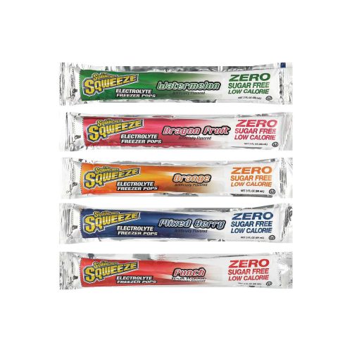 sqwincher assorted flavor electrolyte freezer pops sqwincher 129871