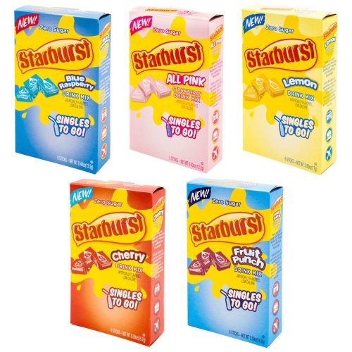 starburst singles to go drink mix starburst 735251