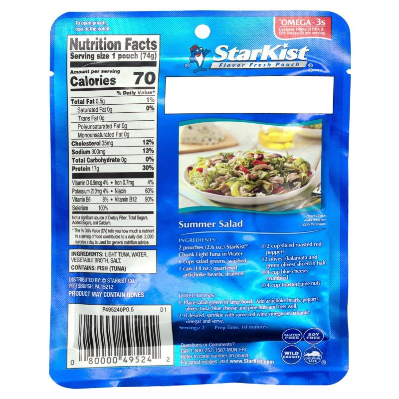 starkist tuna pouches starkist 360145