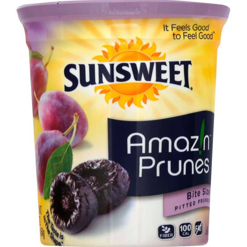 Sunsweet Amaz!n Prune Sunsweet Bite Size 16 Ounce Canister