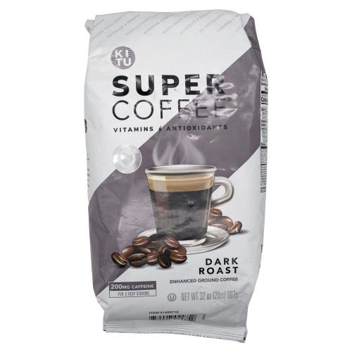 Super Coffee Ground Super Coffee Dark Roast 32 Ounce