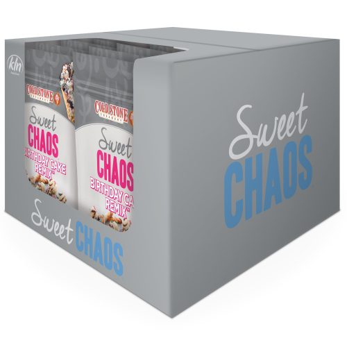 Sweet Chaos Drizzled Popcorns Sweet Chaos Birthday Cake 4 Oz-8 Count 