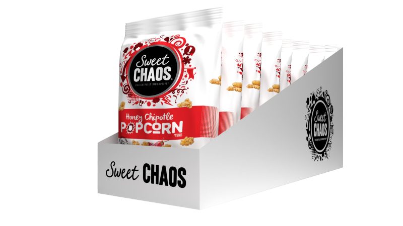 Sweet Chaos Drizzled Popcorns Sweet Chaos Honey Chipotle 1.5 Oz-8 Count