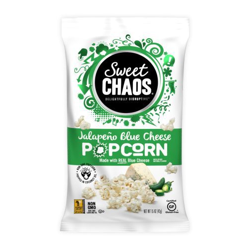 Sweet Chaos Drizzled Popcorns Sweet Chaos Jalapeno Blue Cheese 1.5 Ounce 