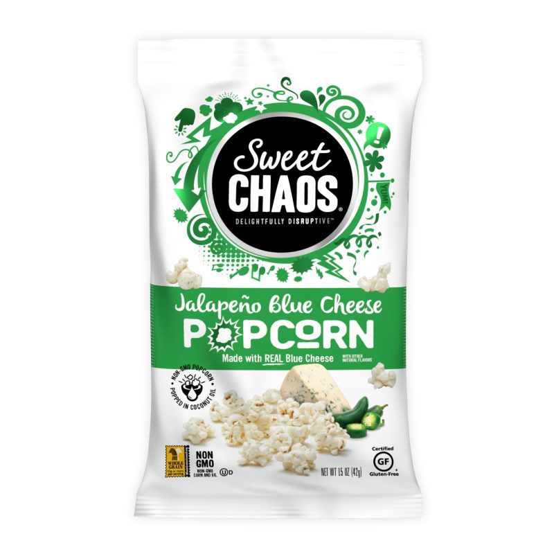 Sweet Chaos Drizzled Popcorns Sweet Chaos Jalapeno Blue Cheese 1.5 Ounce