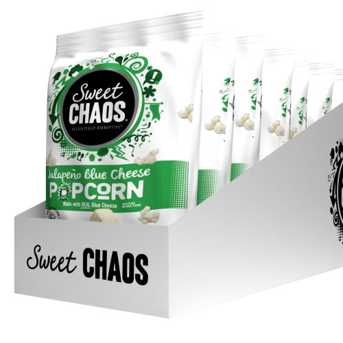 Sweet Chaos Drizzled Popcorns Sweet Chaos Jalapeno Blue Cheese 1.5 Oz-8 Count 