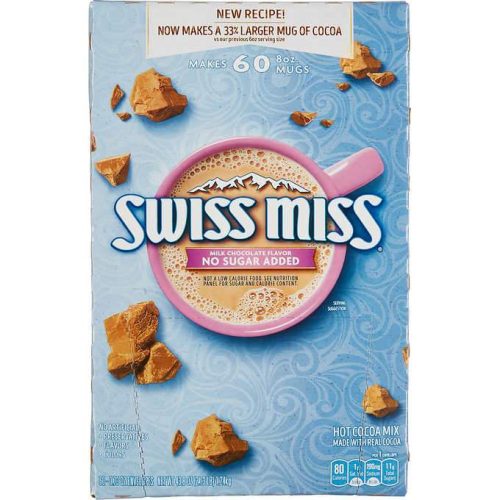 Swiss Miss Sensible Sweets Hot Cocoa Swiss Miss No Sugar Added 60-0.73 Oz 