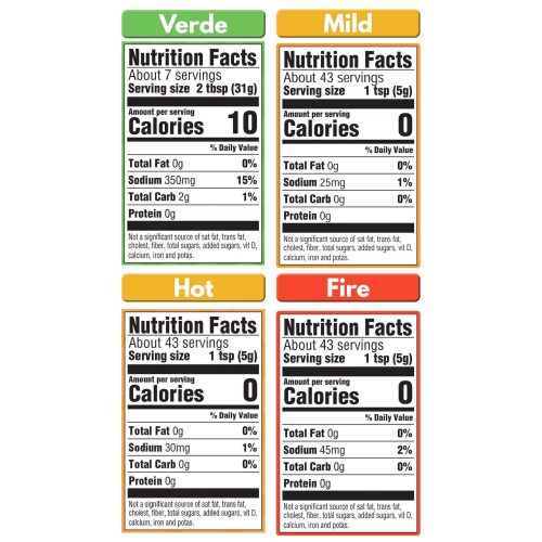 taco bell glass condiment sauce variety pack 1 verde 1 mild 1 hot 1 fire 4 ct snackathon 602227