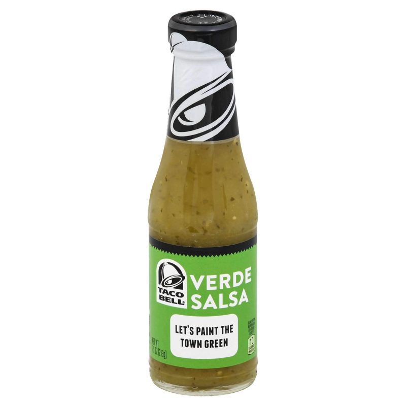 Taco Bell Sauce Taco Bell Verde Salsa 7.5 Ounce