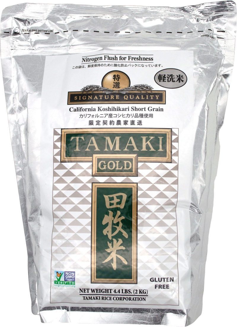 tamaki gold california koshihikari short grain rice 44 pound tamaki 376020