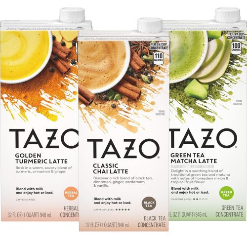 tazo latte concentrate tazo 458643