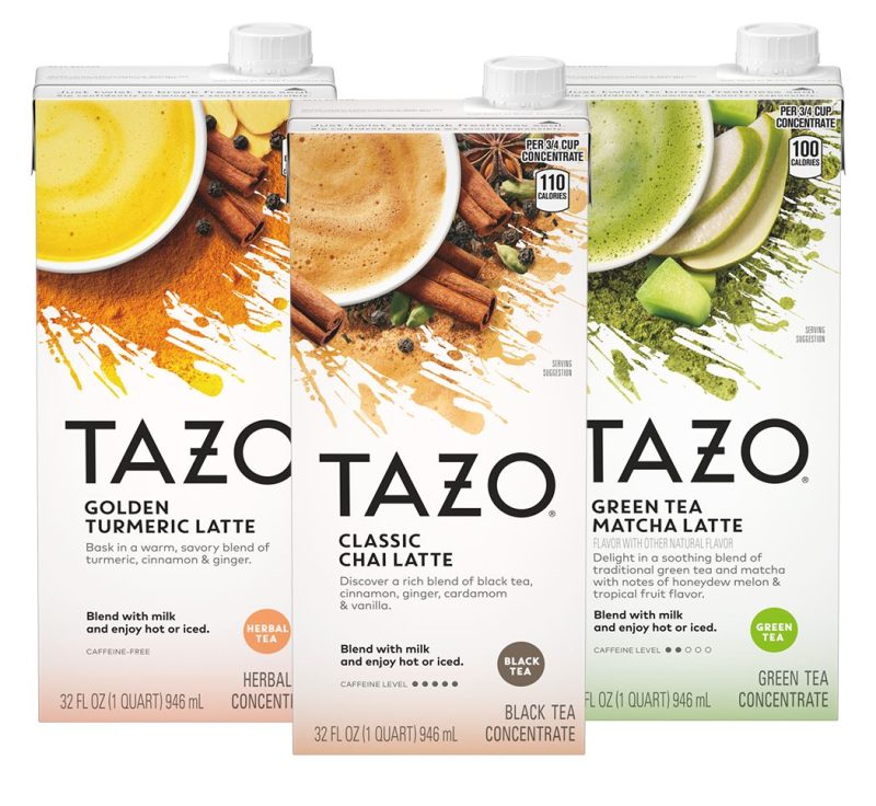 tazo latte concentrate tazo 458643