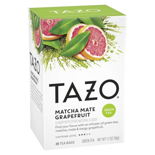 Tazo Tea Bags Tazo Matcha Mate with Grapefruit 20 Tea Bags 