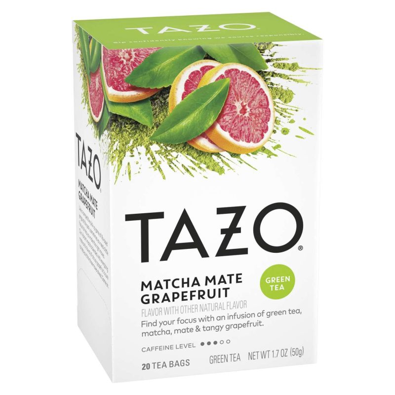 Tazo Tea Bags Tazo Matcha Mate with Grapefruit 20 Tea Bags