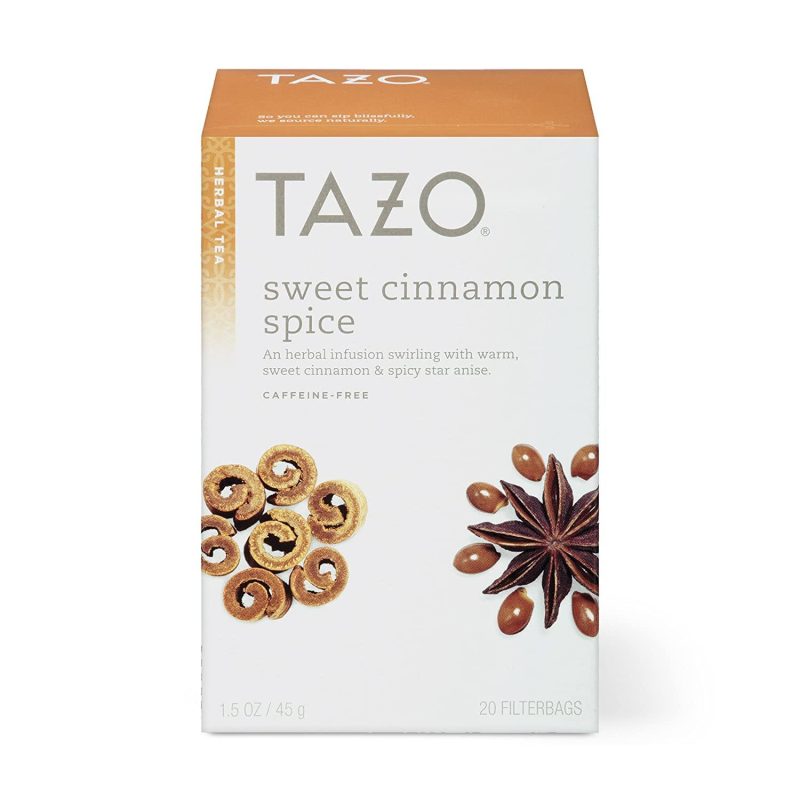 Tazo Tea Bags Tazo Sweet Cinnamon Spice 20 Tea Bags