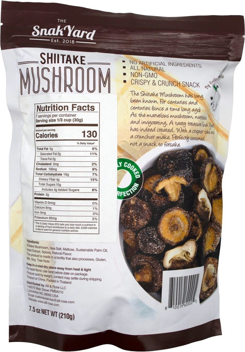 the snak yard shiitake mushroom 75 ounce the snak yard 947929