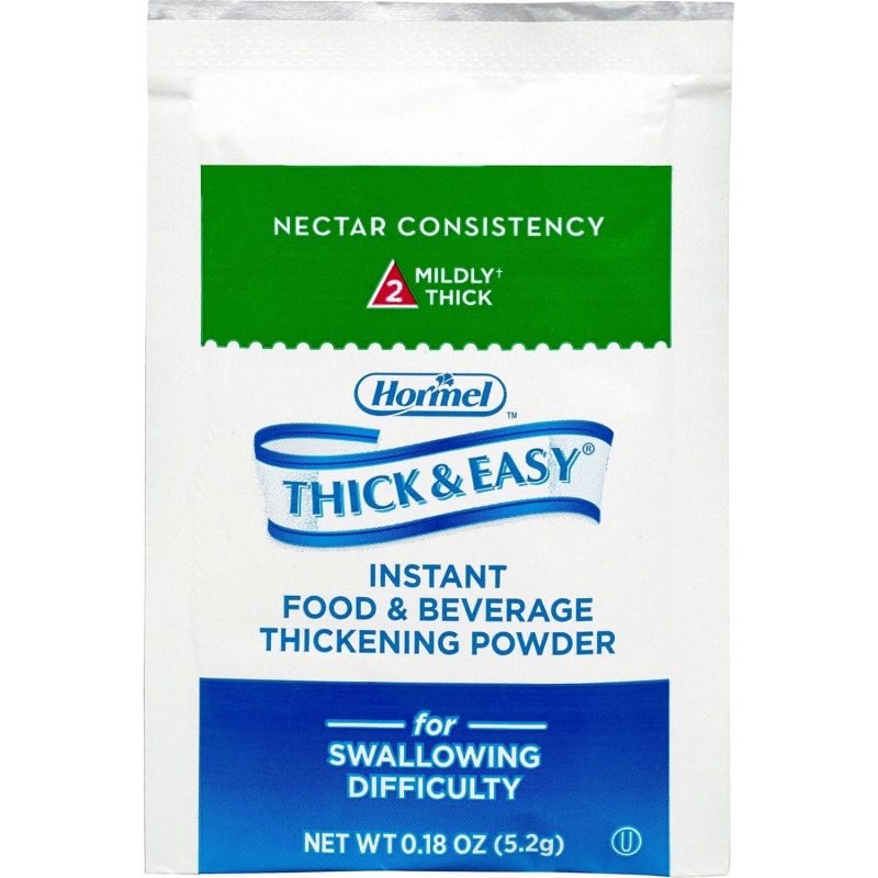 Thick & Easy Instant Food & Beverage Thickener Hormel Foods Nectar Consistency 4.5 GR-100 Count