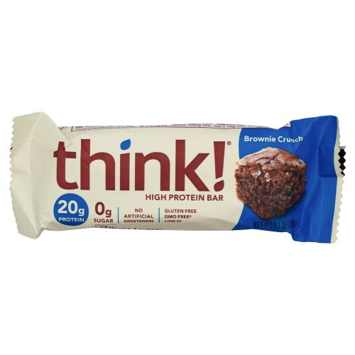 thinkThin High Protein Bars Meltable thinkThin Brownie Crunch 2.1 Ounce 