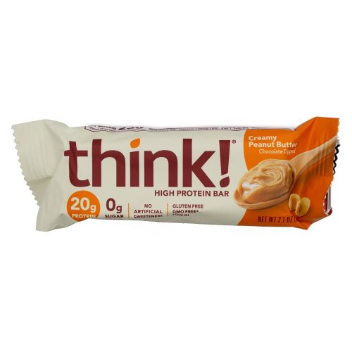 thinkThin High Protein Bars Meltable thinkThin Creamy Peanut Butter 2.1 Ounce