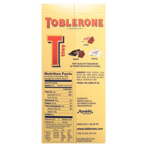 toblerone swiss chocolate with honey almond nougat meltable toblerone 109009