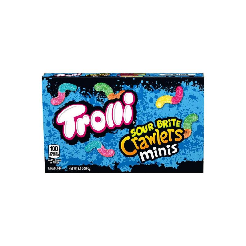 Trolli Crawlers Meltable Trolli Sour Brite Minis 3.5 Ounce