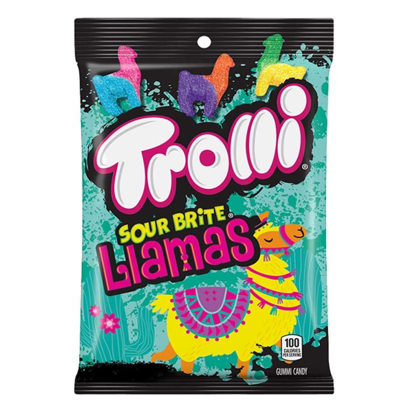 Trolli Sour Brite Meltable Trolli Llamas 4.25 Ounce