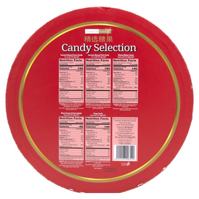 tropical fields candy selection tropical fields 920724