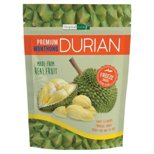 Tropical Fields Freeze-Dried Durian Tropical Fields 3.5 Ounce