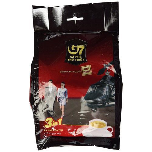 Trung Nguyen G7 3 in 1 Instant Vietnamese Coffee Mix Trung Nguyen Orignal 20 Packets