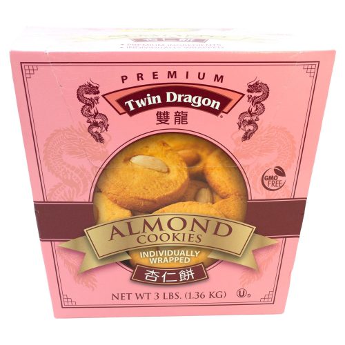 Twin Dragon Almond Cookies Twin Dragon Original 48 Ounce