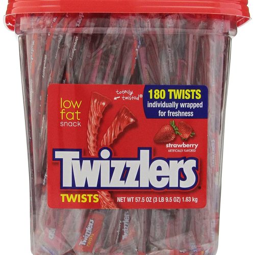 Twizzlers Twists Twizzlers Strawberry 180 Count Tub