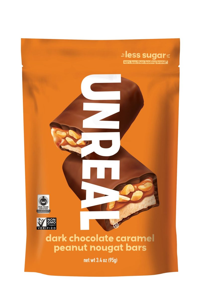 UNREAL Chocolate Bars Meltable UNREAL Dark Chocolate Caramel 3.4 Ounce