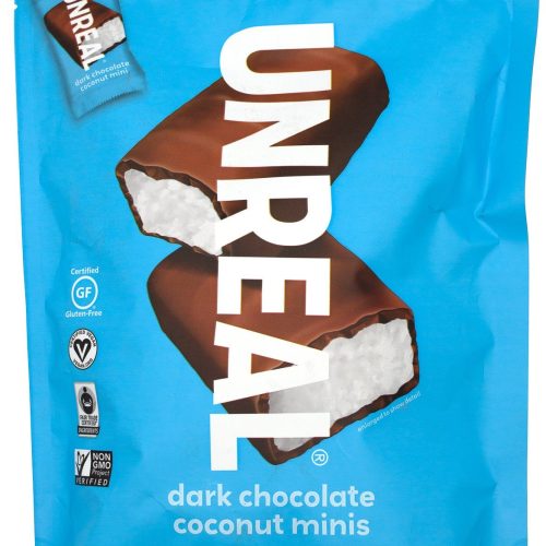 UNREAL Chocolate Bars UNREAL Dark Chocolate Coconut Mini 15.3 Ounce