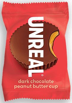 UNREAL Dark Chocolate Butter Cups Meltable UNREAL Peanut Butter 0.5 Ounce