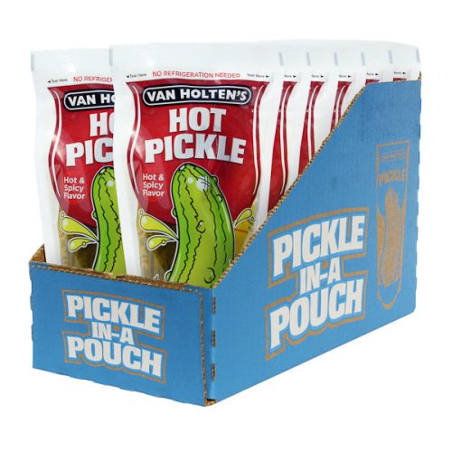 Van Holten's Pickle-In-A-Pouch Van Holten’s Hot and Spicy Large (about 4.5 Oz)-12 Count 