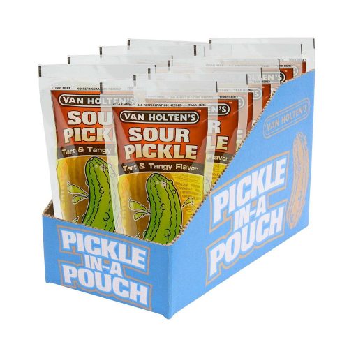 Van Holten's Pickle-In-A-Pouch Van Holten’s Sour Jumbo (about 5 Oz)-12 Count 