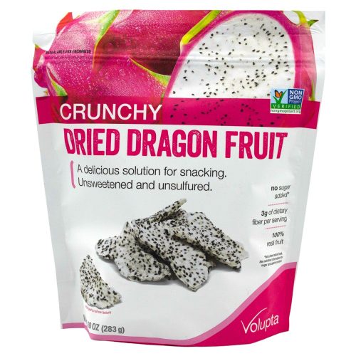 Volupta Crunchy Dried Dragon Fruit Volupta 10 Ounce