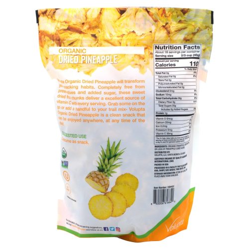 volupta organic dried pineapple volupta 226206