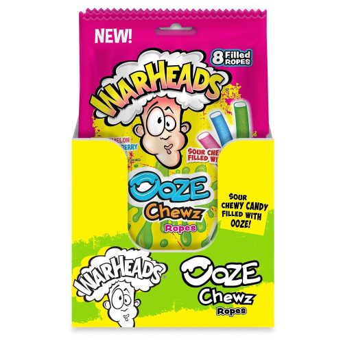 WARHEADS Ooze Chewz Ropes WARHEADS Ooze Chewz 3 Oz-12 Count 